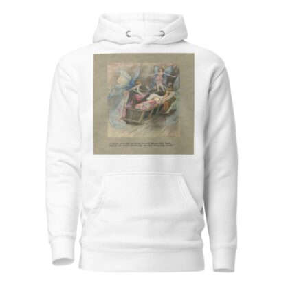 ‘And, sweetly singing round about thy bed, Strew all their blessings on thy sleeping head.’ by Warwick Goble Hoodie